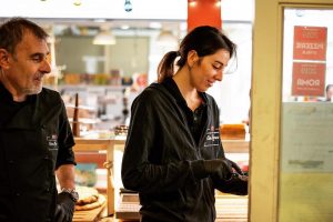 Buona pizza e sorrisi al Mercato di Testaccio